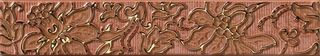 Lord ceramica Oriental art List. Rilievo Oriental Burgundy