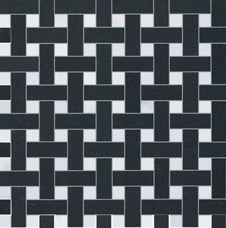 Fap Splendida Intreccio Bianco Nero Mosaico