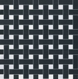Fap Preziosa Intreccio Bianco Nero Mosaico