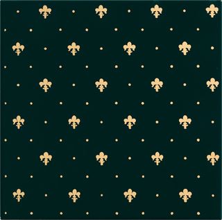 Petracers Grand Elegance gold Giglio ORO 24kt su Verde