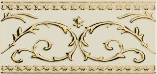 Petracers Grand Elegance gold Narciso-B Grande ORO 24kt su Panna