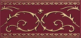 Petracers Grand Elegance gold Narciso-B Grande ORO 24kt su Bordeaux