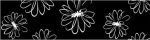 Halcon Blancos Flor Cen. Negro