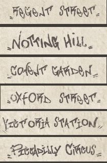 Serenissima Underground Ins. Streets s/6 Notting Hill