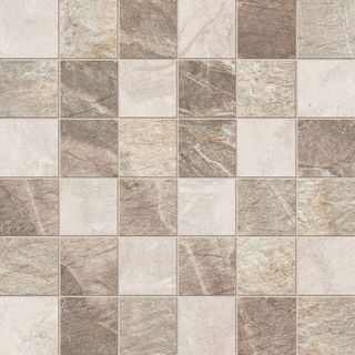 ABK Fossil Stone Mosaico Quadretti Mix Cream/Beige/Brown
