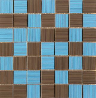 Fanal Line Mosaico LIne Azul-Marron