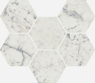 Italon Charme Extra Carrara Mosaico Hexagon