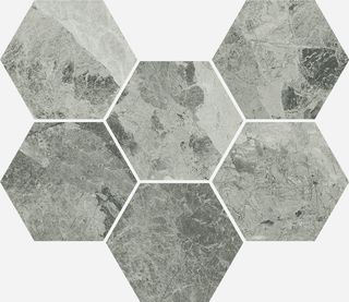 Italon Charme Extra Silver Mosaico Hexagon