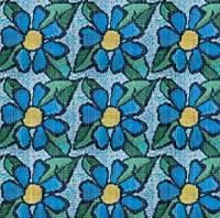 Solo Mosaico Панно Синие цветы