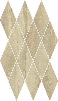 Italon Charme Advance Floor Project Travertino Mosaico Diamond