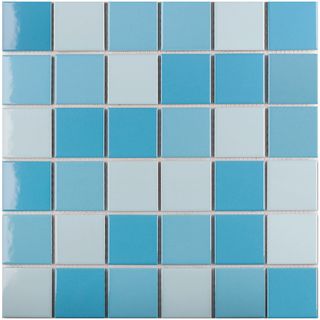 Star mosaic 48-48 Light Blue Mix Glossy 48х48