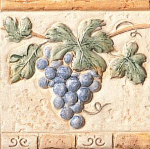 Cir & Serenissima Quarry stone Fascia Grappoli s/2 Giallo