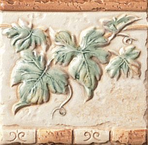 Cir & Serenissima Quarry stone Fascia Grappoli s/2 Rosso