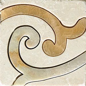 Cir & Serenissima Liberty Inserto Domasque Onice S/3 Beige