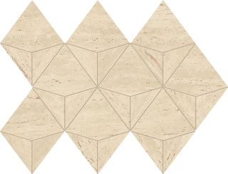Atlas Concorde Marvel Travertine Sand Mosaico Origami
