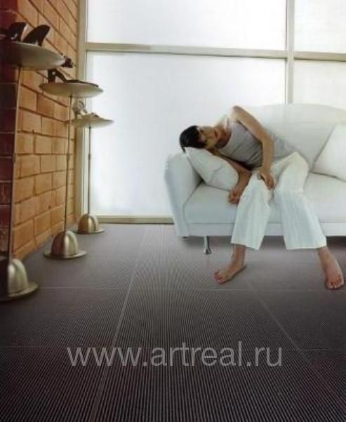 интерьер коллекции керамогранита Linen Style завода Hitom