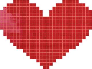 Fap Cupido Cuore Rosso Mosaico