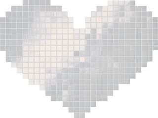 Fap Cupido Cuore Bianco Mosaico