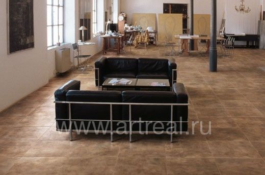 Керамогранит Atlas Concorde Cementi в интерьере
