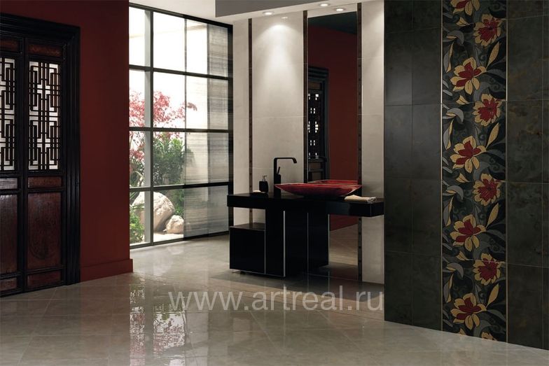 Керамическая плитка Gardenia Orchidea Onice в интерьере