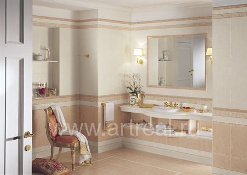 Керамическая плитка Gardenia (Versace) Celebrity в интерьере