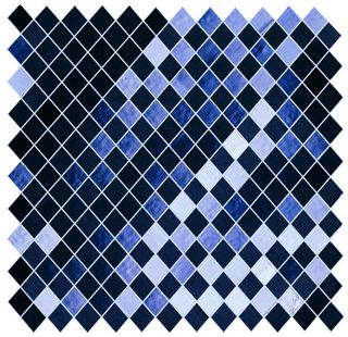 Fap Oh! Nero Rombi Mosaico